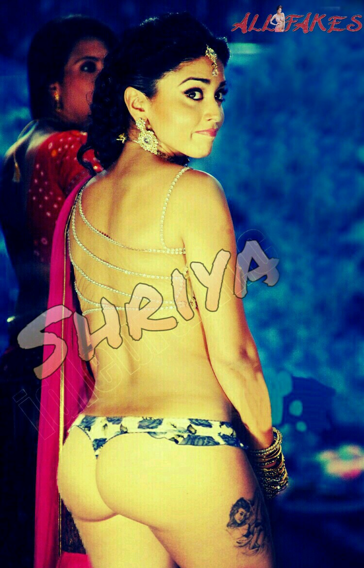 shriya saran showing her sexy ass butt