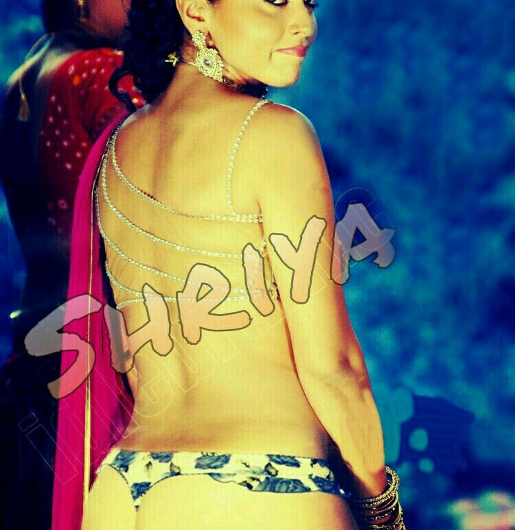 shriya saran showing her sexy ass butt